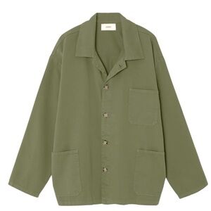 Xirena Perry Chore Jacket Shirt Jacket. Army Green Size Medium Boxy Fit Trendy